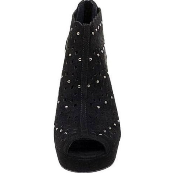 ENZO ANGIOLINI Peep Toe Booties Ankle Boots NEW NIB 9.5 - Picture 5 of 5